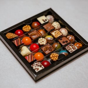 Coffret de bonbons de chocolat assortis