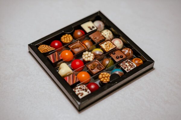 Coffret de bonbons de chocolat assortis