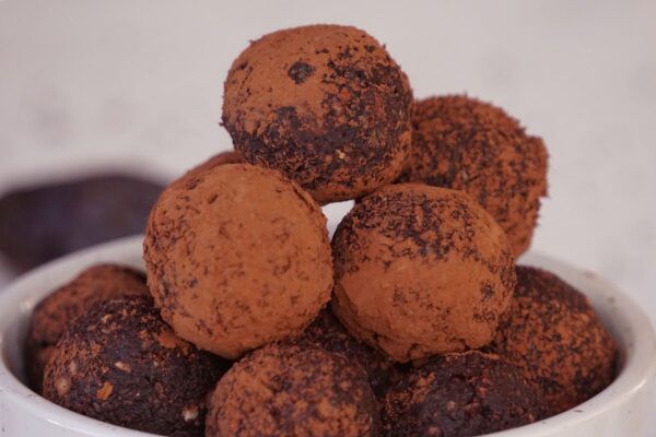 Truffes enrobées de cacao
